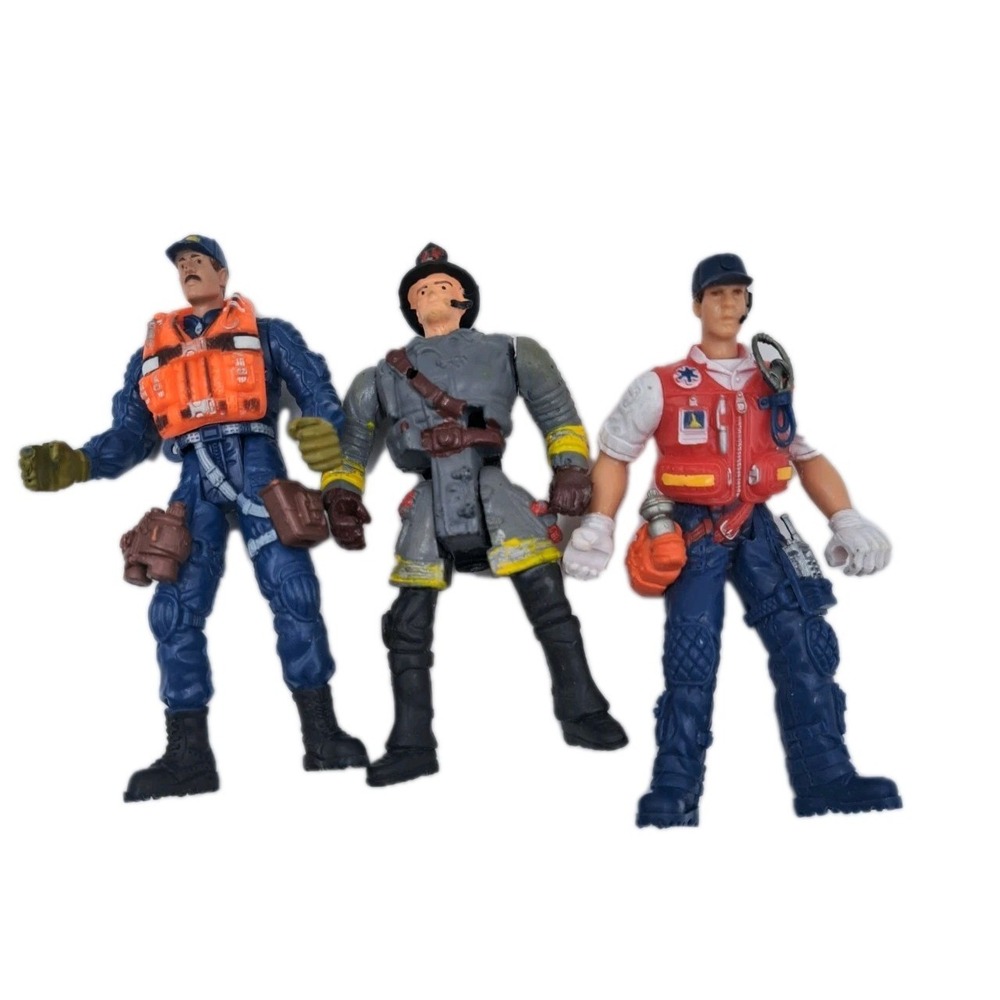 Mixed Lot CHAP MEI SOLDIER FORCE 4" Fireman ACTION FIGURE